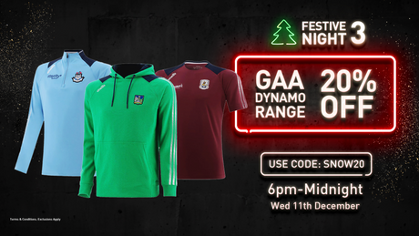 5 Festive Nights - GAA Dynamo Training Range 20% Off