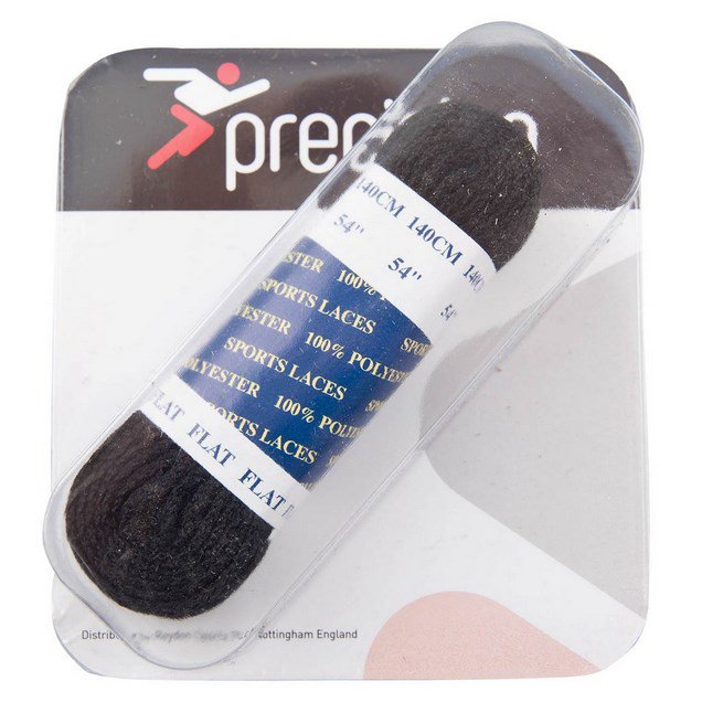 Precision 140cm Flat Laces Black