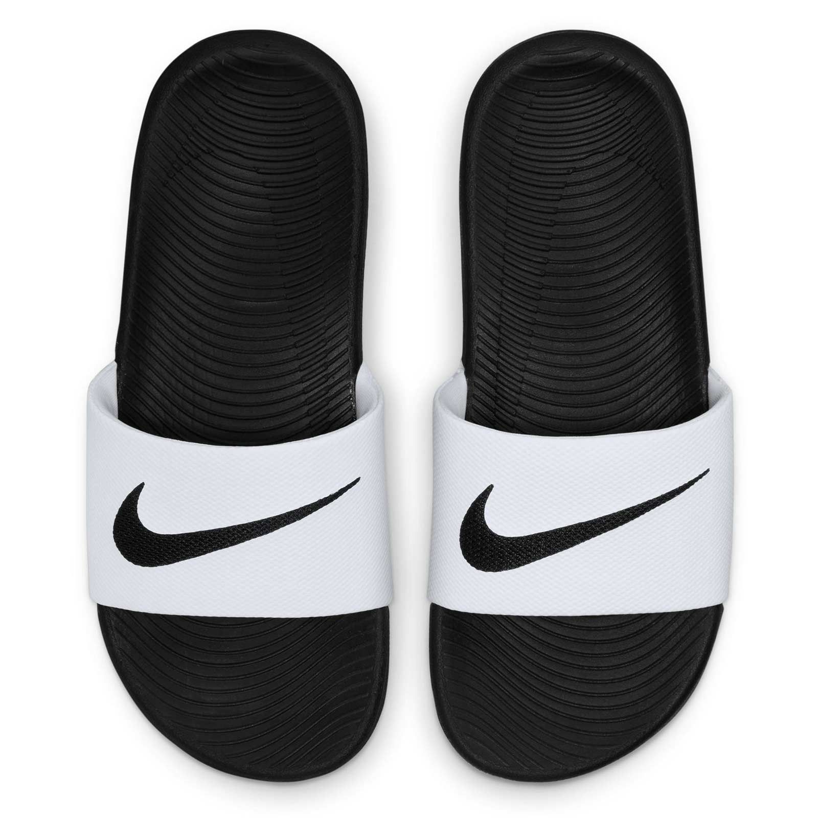 Nike kawa slide on feet best sale