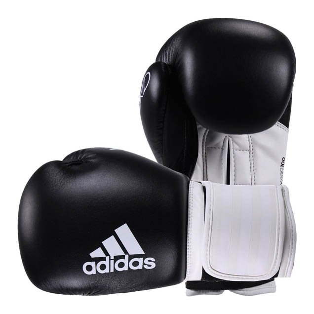 adidas Hybrid 100 Boxing Glove 8oz Black