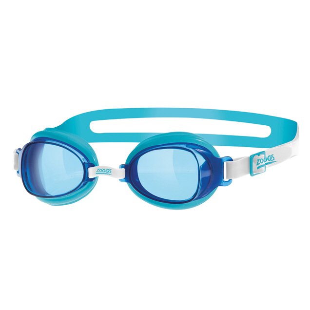 Zoggs Otter Swimming Goggles Aqua/Wht