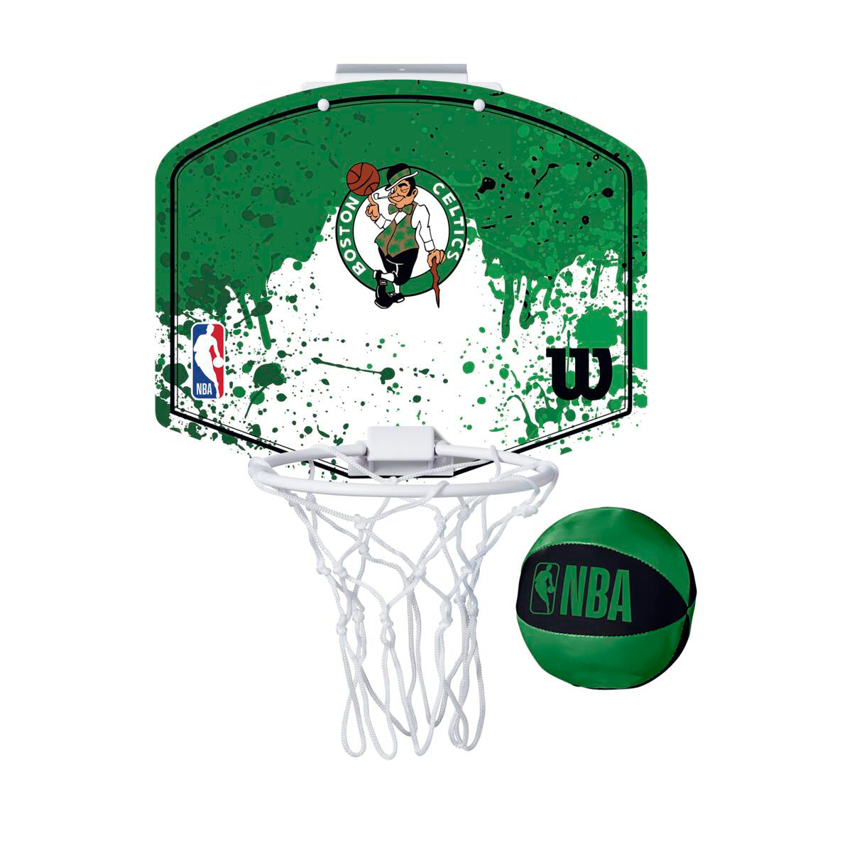 Wilson NBA Mini Hoop Boston Celtics Grn