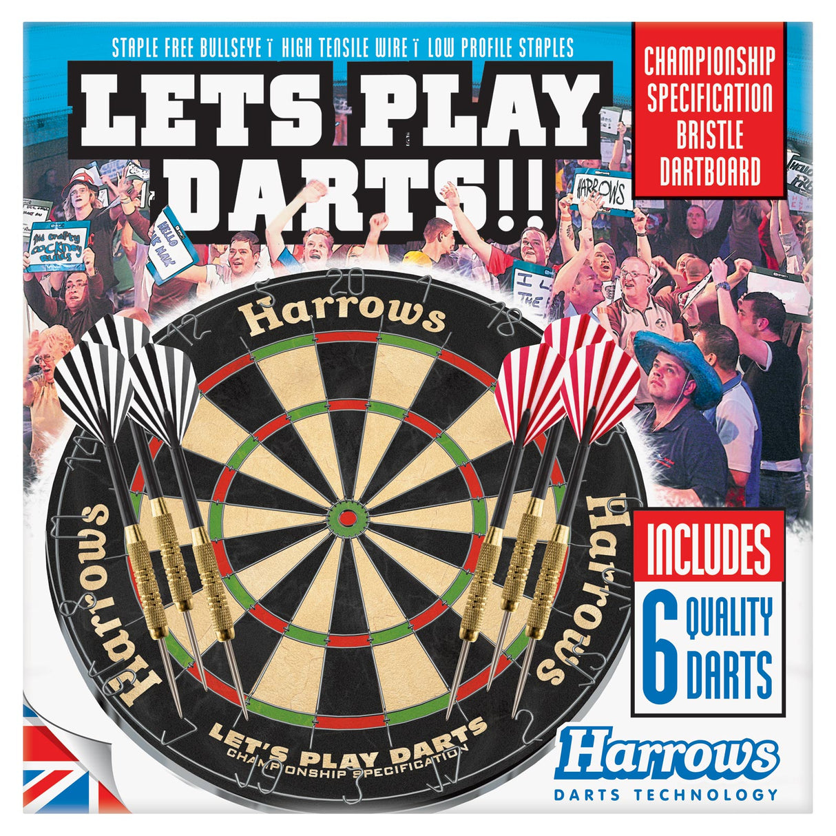 Harrows Lets Play Darts Game Set