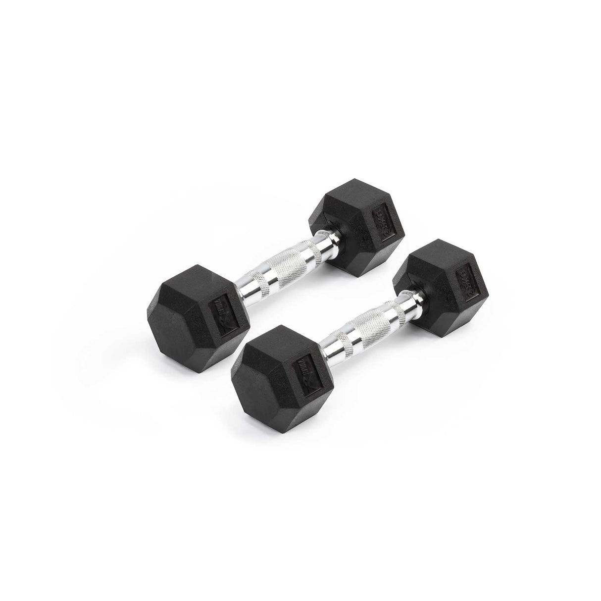 Rival Rubber Hex Dumbbell 2.5kg Pair