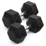 Rival Rubber Hex Dumbbell 32.5kg Pair