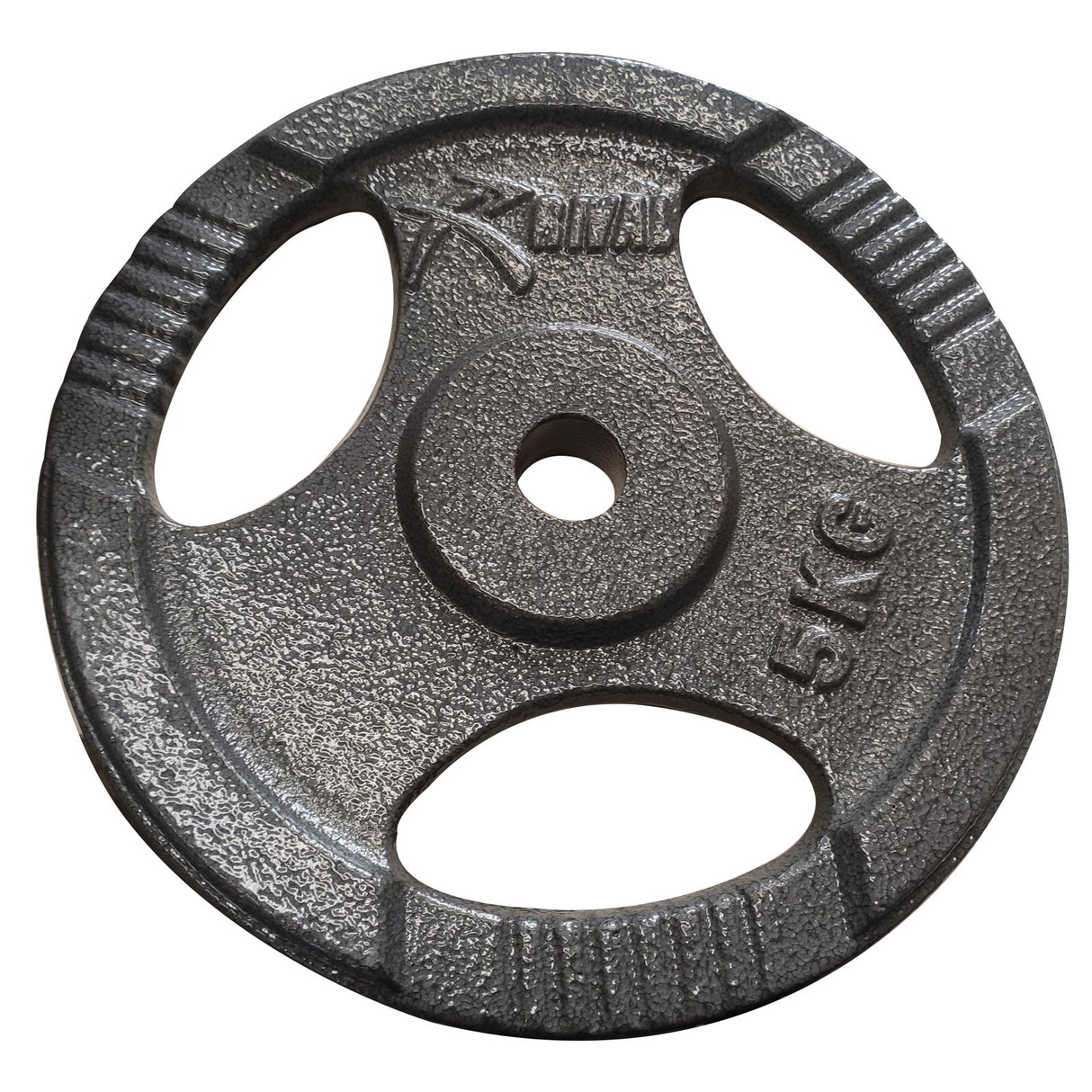 Rival Cast Iron Tri-Grip Plate - 5kg