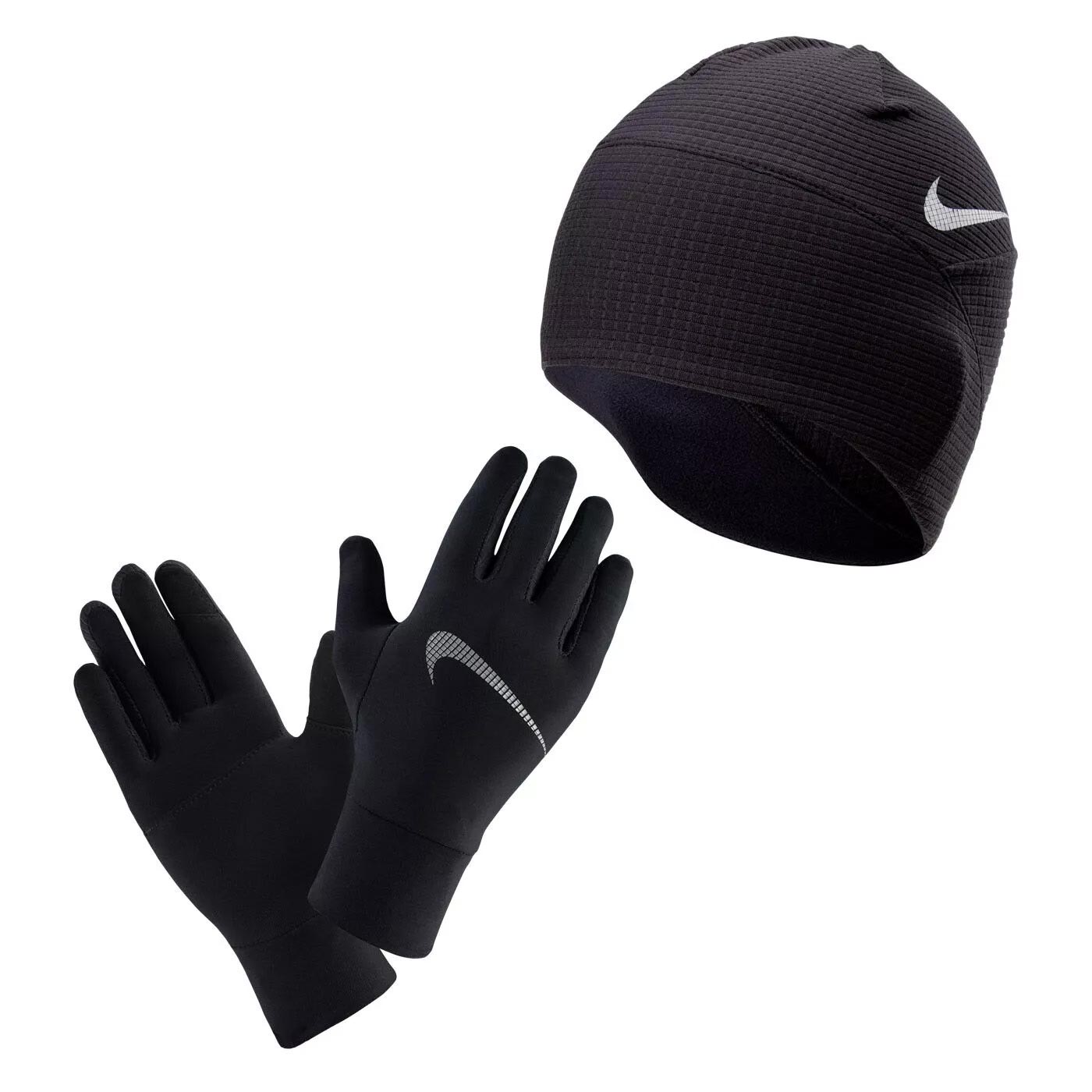 Nike Womens Essential Running Hat Gloves Set