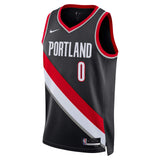 Nike Portland Trail Blazers Damian Lillard 0 Dri-Fit Jersey