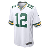 Nike Fanatics Green Bay Packers Rodger 12 Game Road Jersey