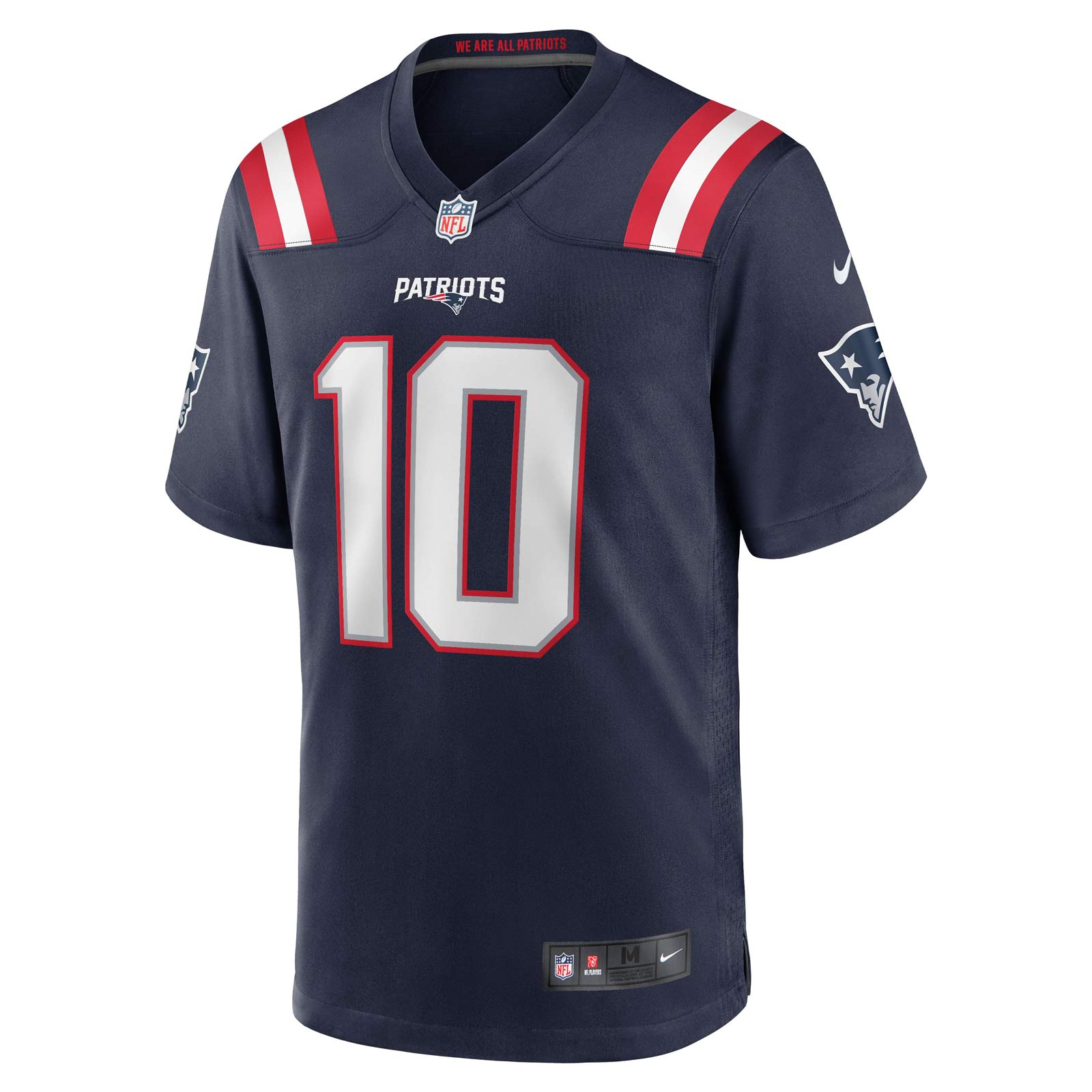 Nike New England Patriots Jones 10 Home Game Jersey