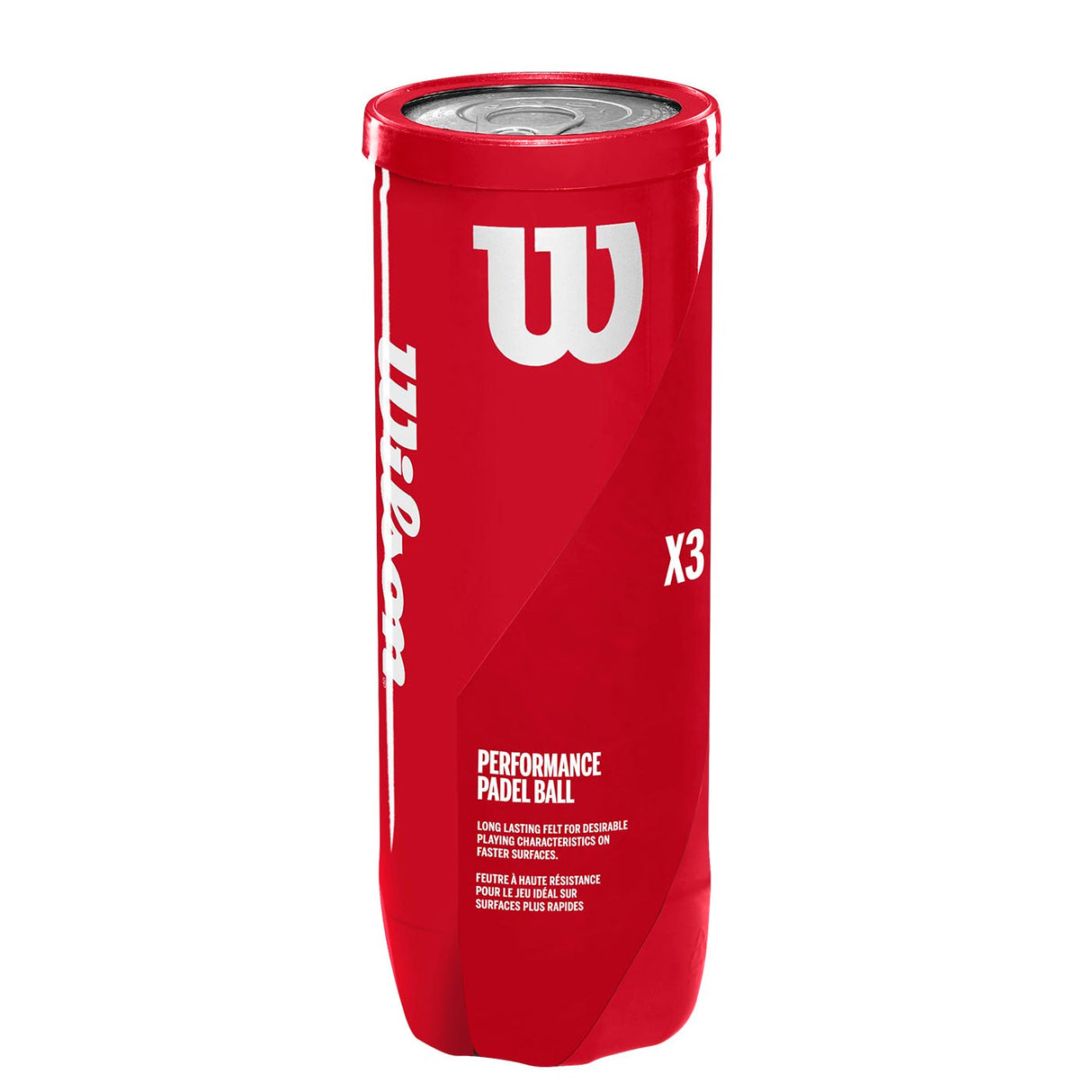 Wilson Padel X3 Balls - 3 Ball Can