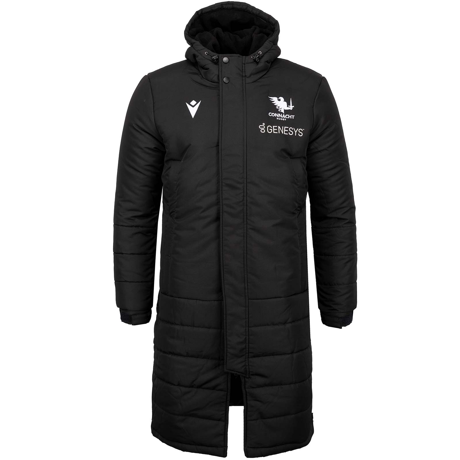 Macron Connacht 2023 24 Bench Padded Jacket