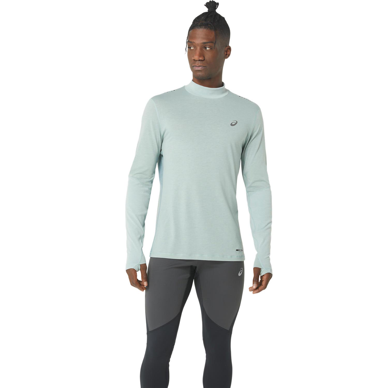 Asics men's running compression long sleeve best sale