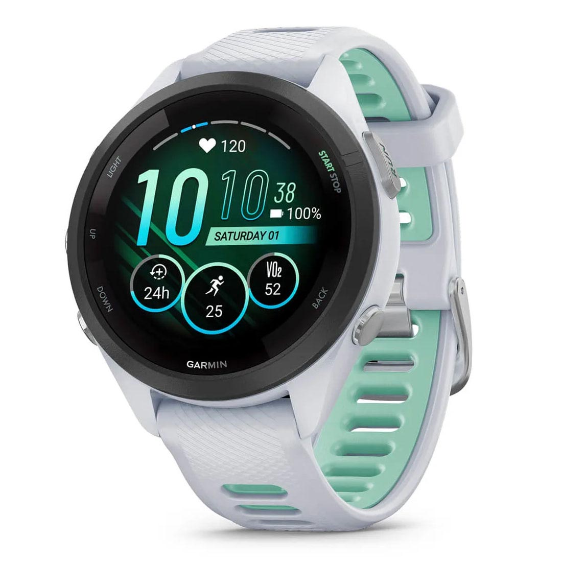 Garmin Forerunner® 265S Music Smartwatch - White