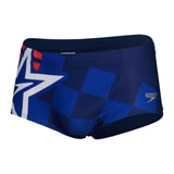 Speedo Mens Placemnt Dgtl 17cm Brief Blu