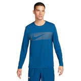 Nike Miler Flash Mens Dri-FIT UV Long-Sleeve Running Top