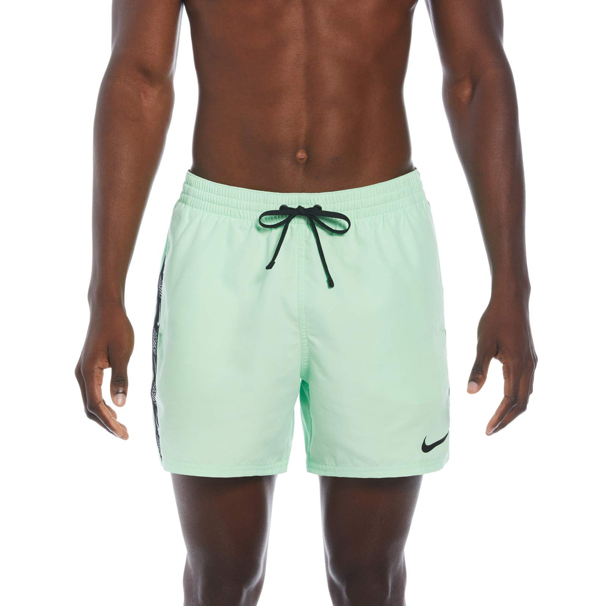 Nike Logo Tape 5in volley Mens Short Grn