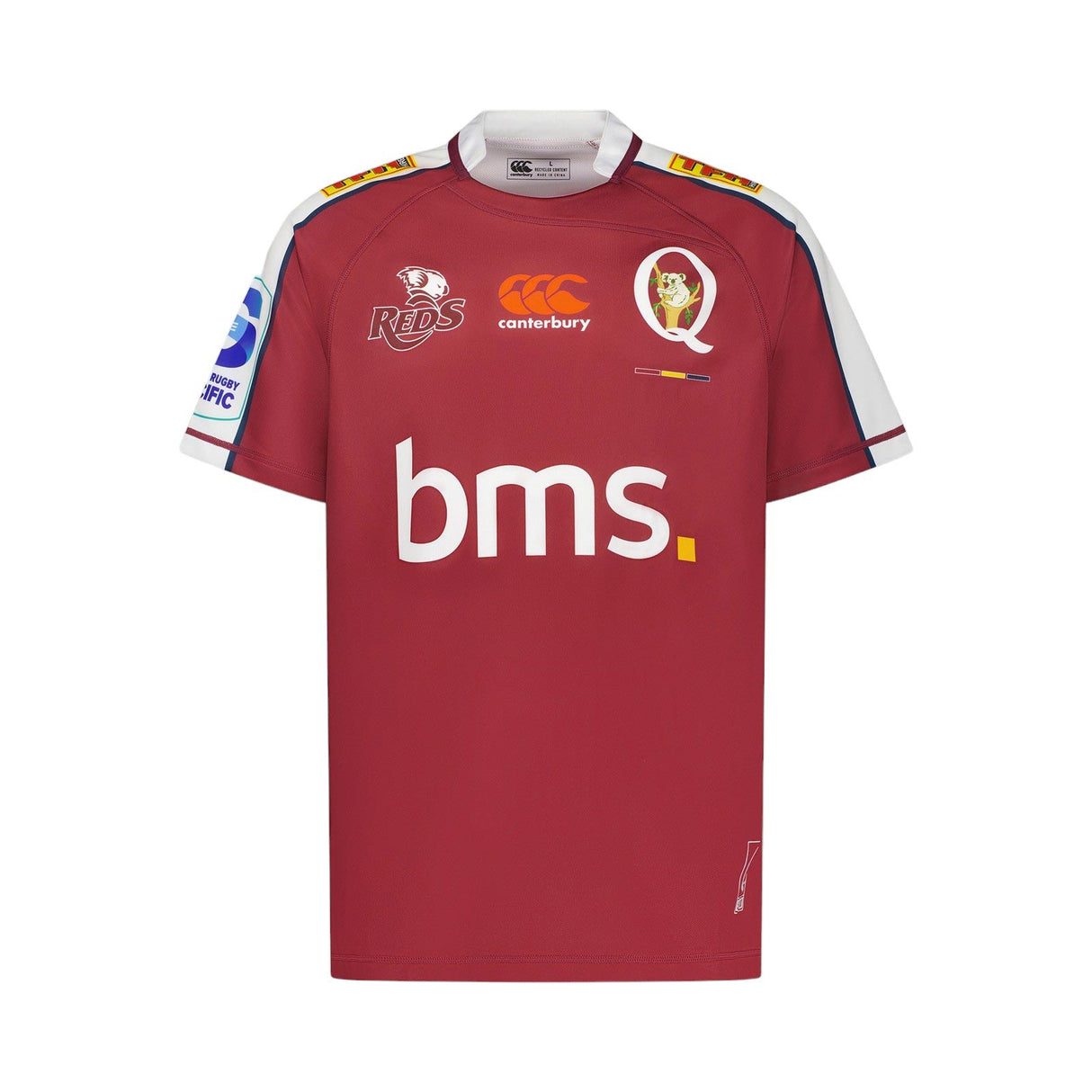 CCC M QLD REDS HOME JERSEY MAROON