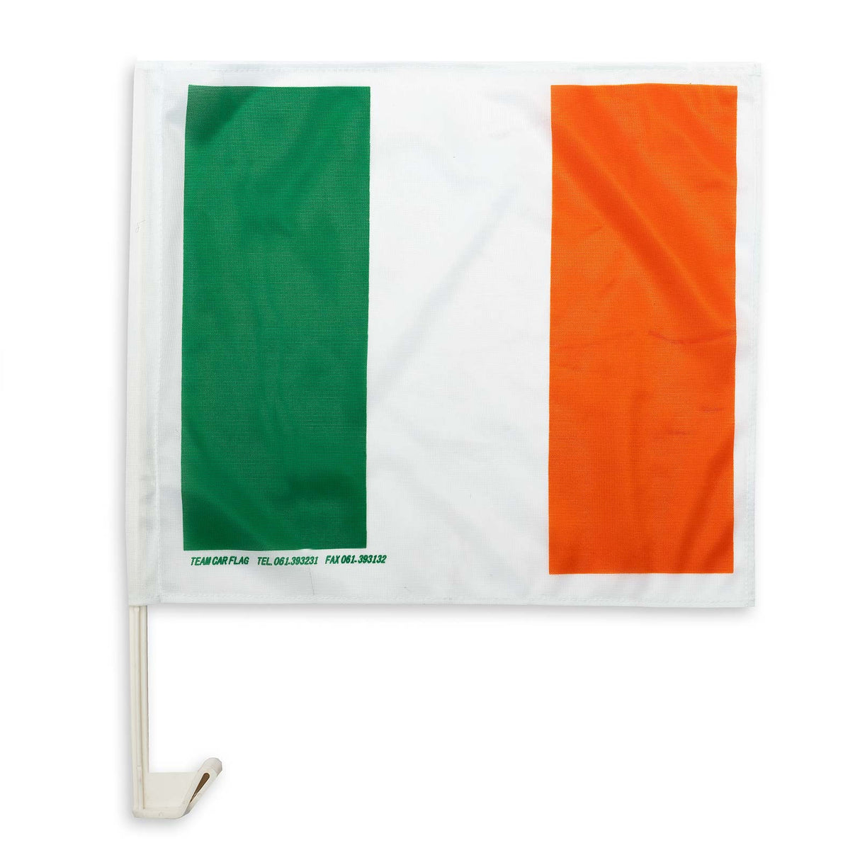 TCF Ireland Tricolour Car Flag