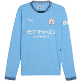 Puma Manchester City Football Club 2024/25 Long Sleeved Home Jersey