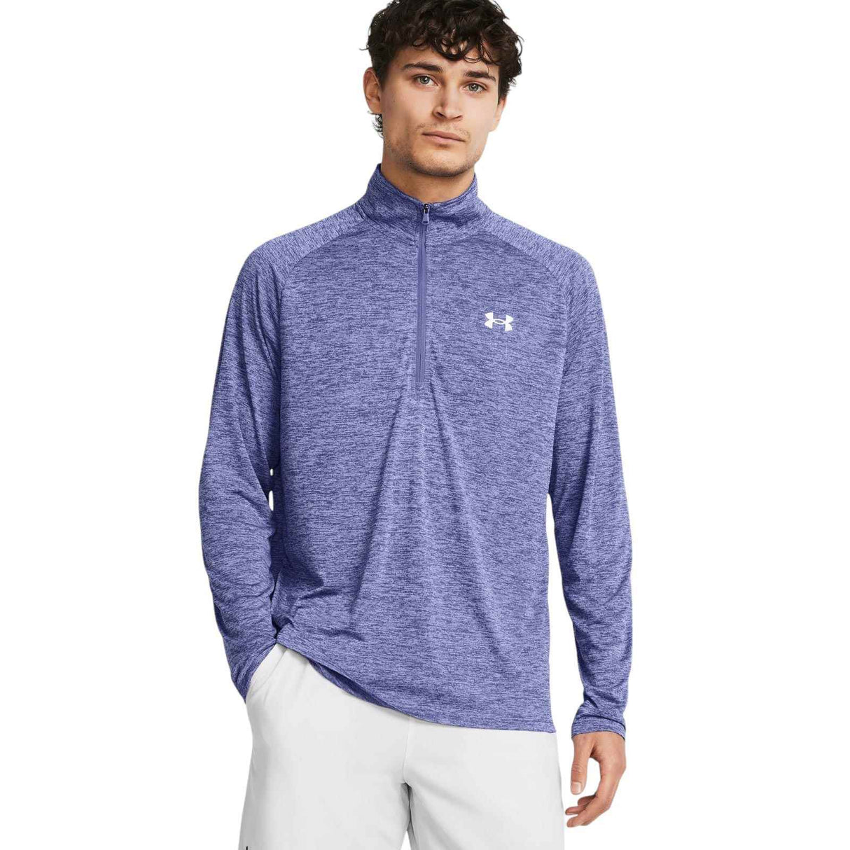 Under Armour Tech 2.0 Half Zip Long Sleeved Mens Shirt