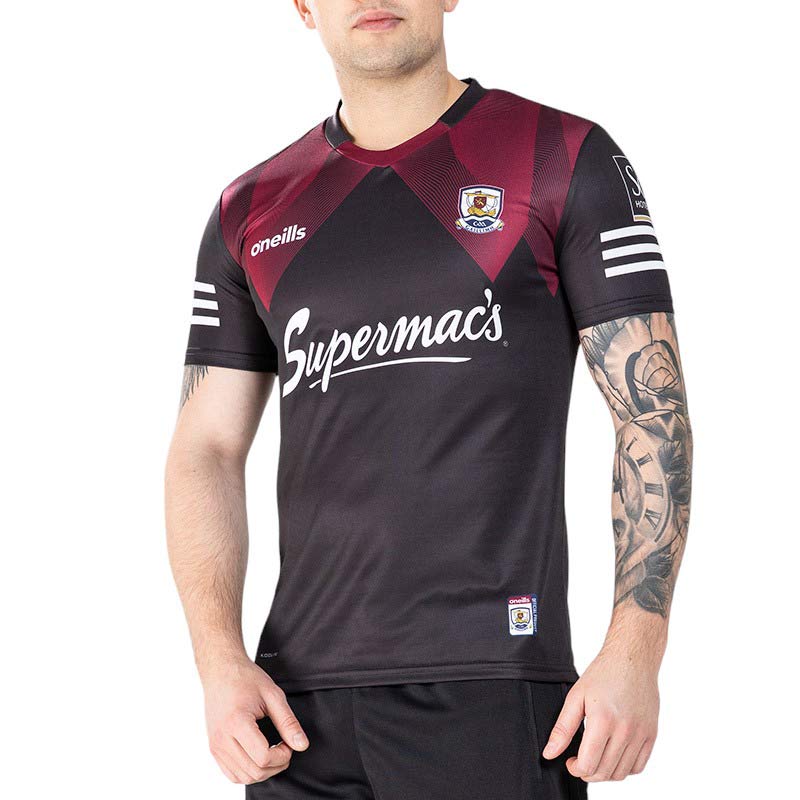 O'Neills Galway GAA 2024 Player Fit Football Training Jersey