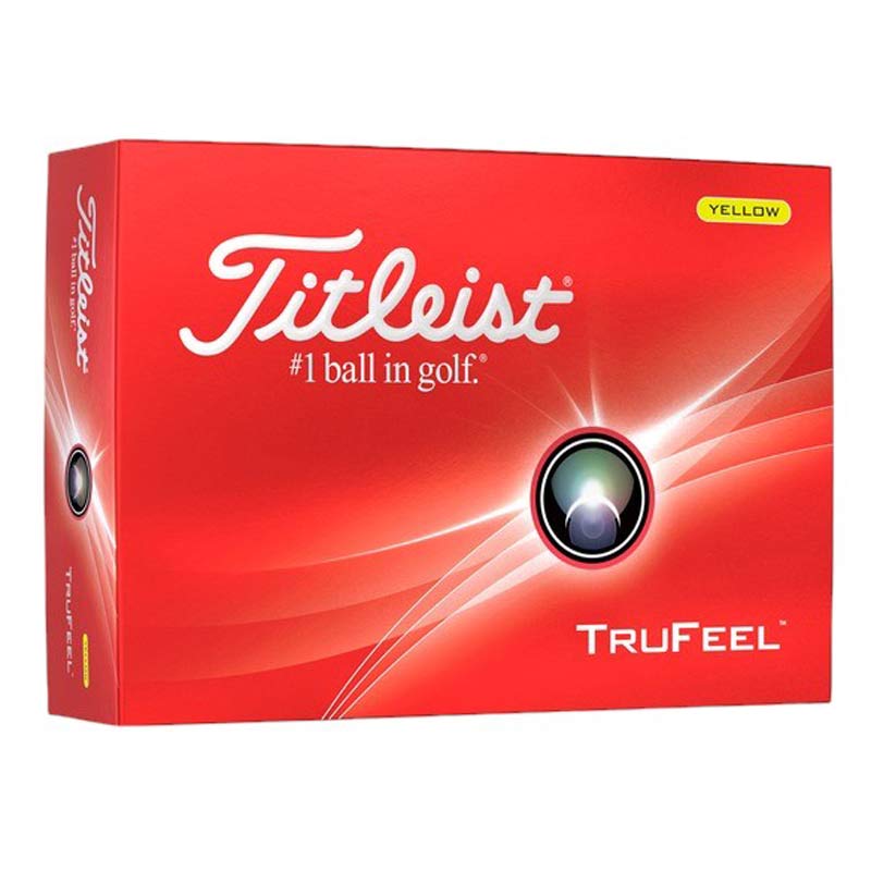 Titleist 2024 True Feel Golf Balls - Yellow – Intersport Elverys