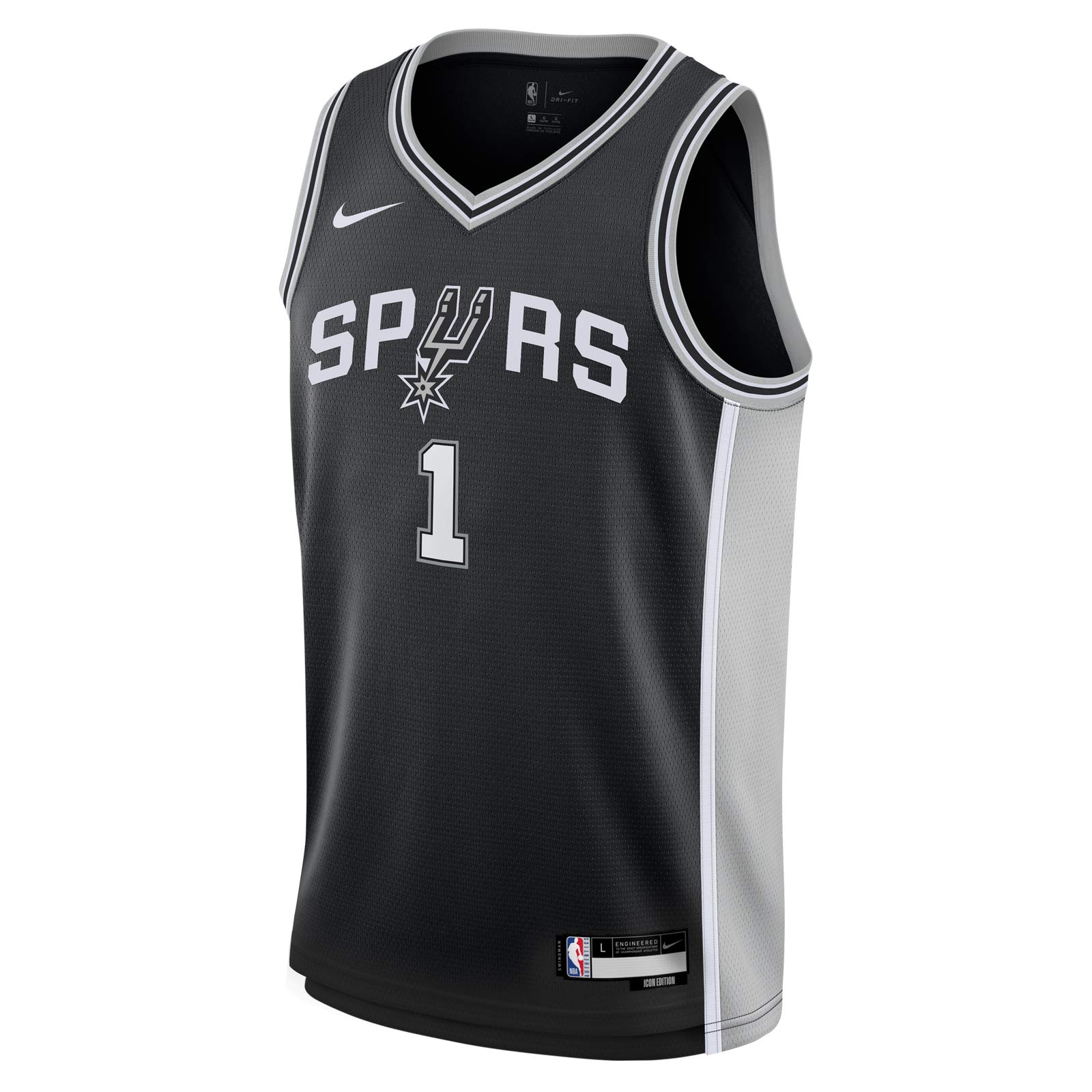 Nike NBA Spurs Wembanyama Kids Jersey