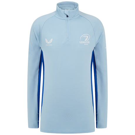 Castore Leinster Rugby 2024/25 Pro Players Kids Long Sleeved 1/4 Zip Midlayer Top