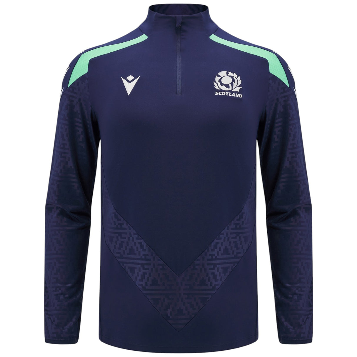 Macron Scotland Rugby 2024/25 Half-Zip Training Top