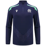 Macron Scotland Rugby 2024/25 Kids Half-Zip Training Top