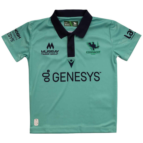 Macron Connacht Rugby 2024/25 Euro Junior Short Sleeved Jersey