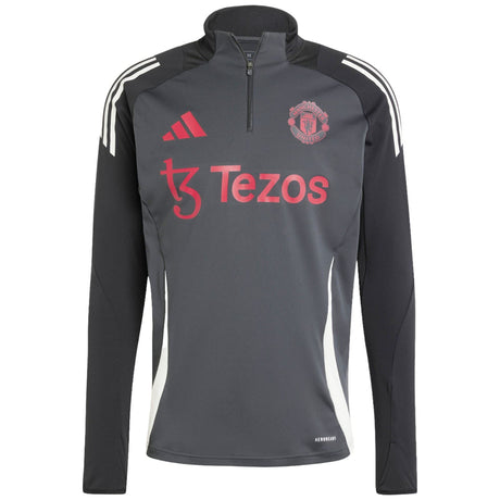 adidas Manchester United 2024/25 Quarter Zip Long Sleeved Training Top