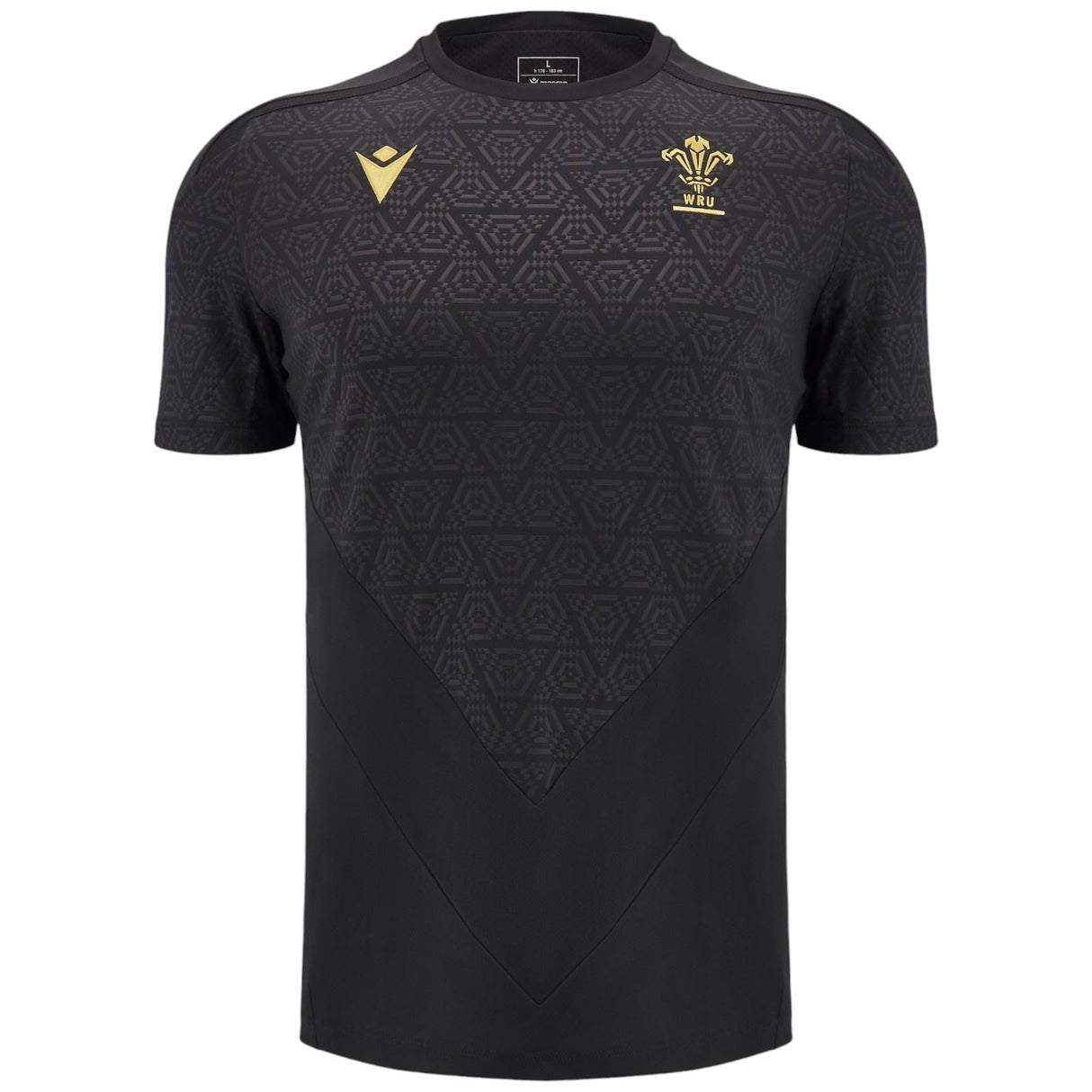 Macron Wales 2024/25 Short Sleeved Rugby Training Jersey