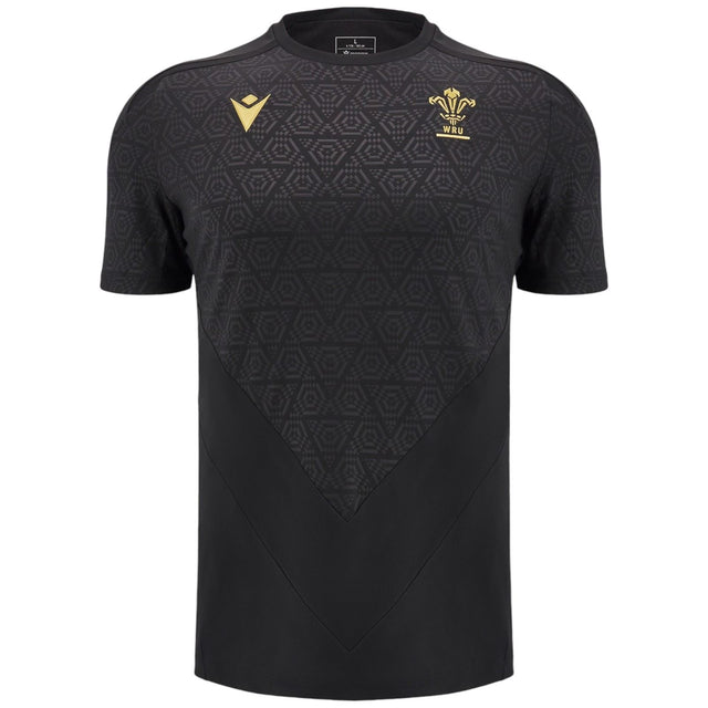 Macron Wales 2024/25 Short Sleeved Rugby Training Jersey