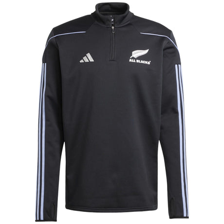 adidas All Blacks 1/4 Zip Long Sleeved Fleece Top