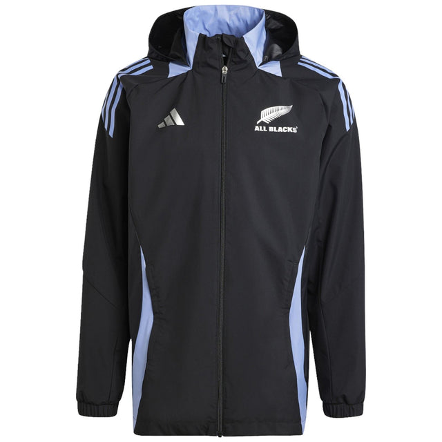 adidas All Blacks All Weather Zip-Up Hooded Jacket