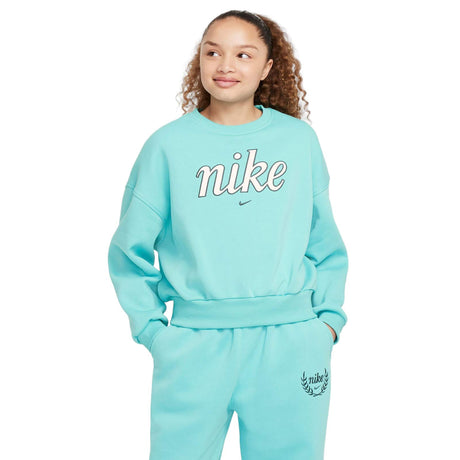 Nike Sportswear Club Fleece Girls Boxy Crew-Neck Sweatshirt