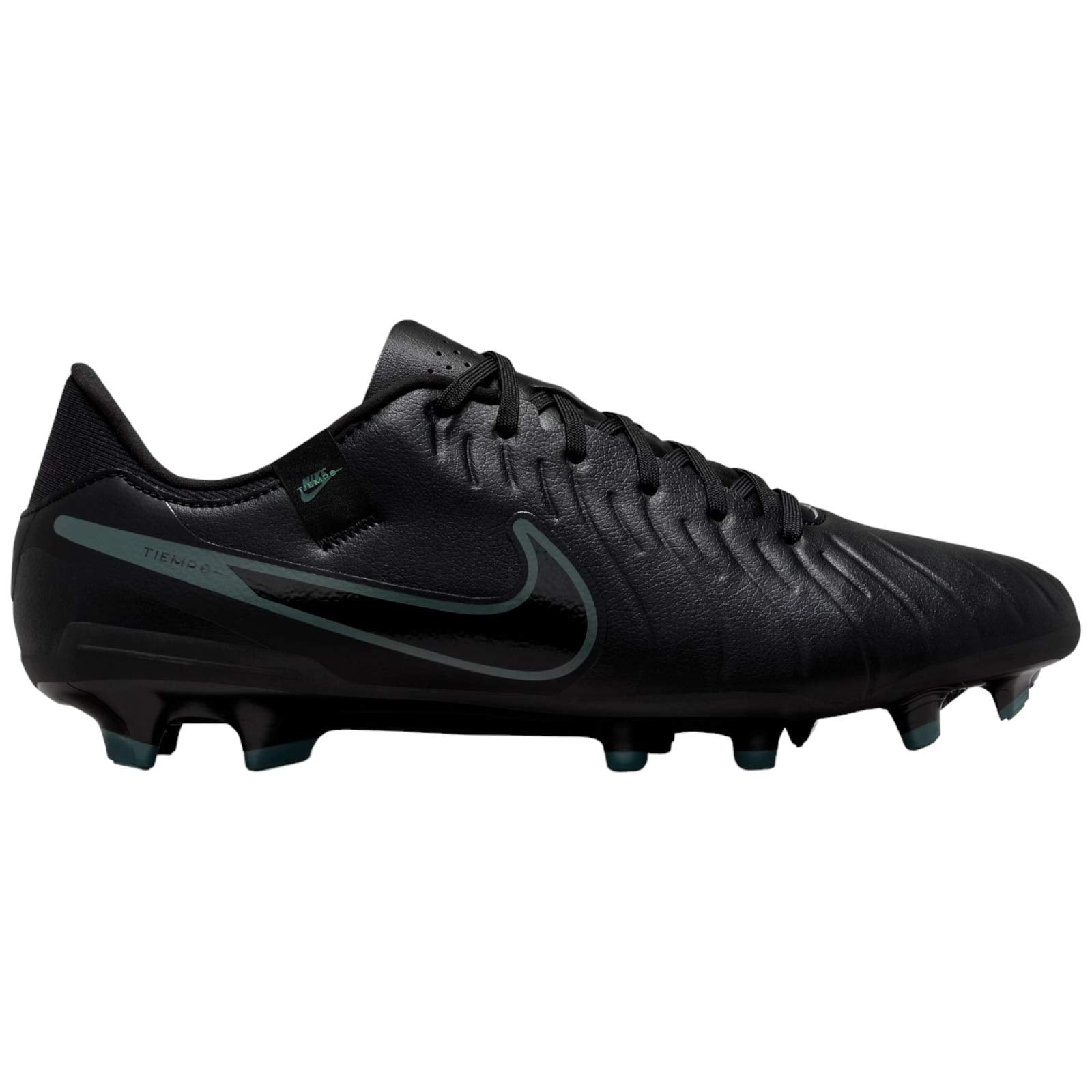 Black nike tiempo cleats online