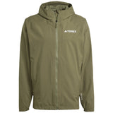 adidas Multi 2-Layer Mens Hooded Rain Jacket