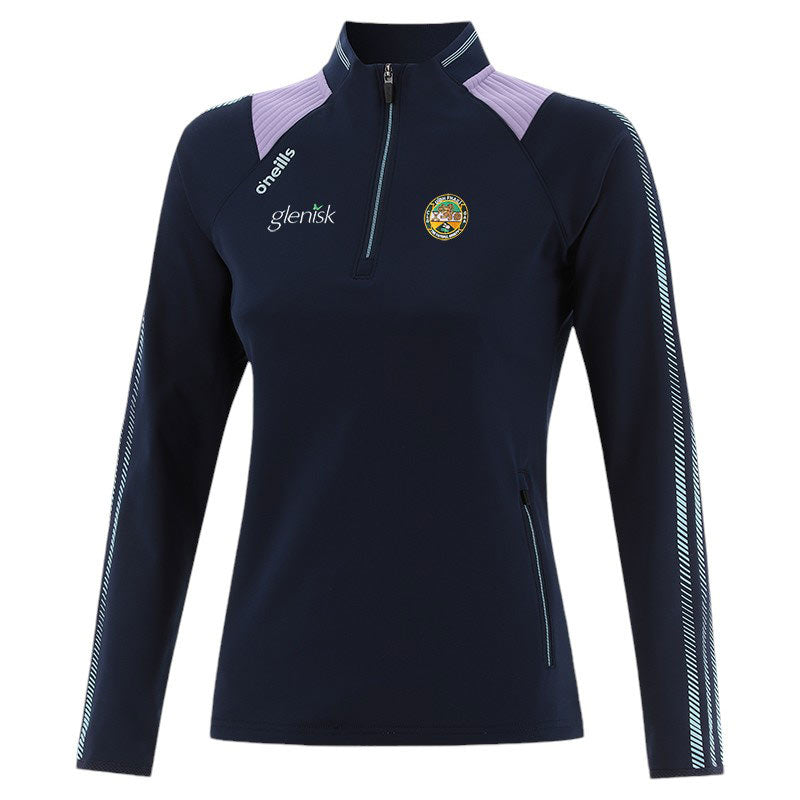 O'Neills Offaly GAA Dynamo Girls Half Zip Top