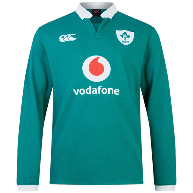 Canterbury IRFU 2024/25 Long Sleeved Classic Home Rugby Jersey