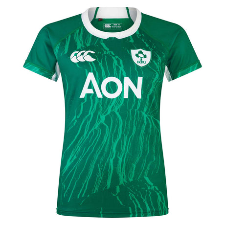 Canterbury IRFU Rugby Ireland 2024/25 Womens Short Sleeve Home Pro Jersey