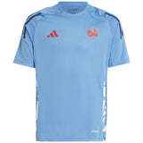 adidas France 2024/25 Kids Rugby Performance Short Sleeved Training T-Shirt