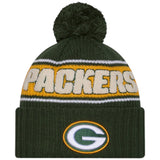 New Era Packers NFL Sideline 2024 Bobble Beanie Hat