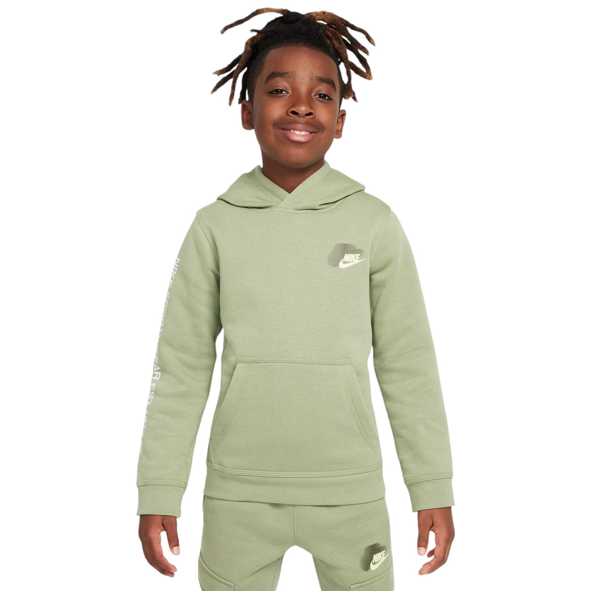 Nike Sportswear Standard Issue Kids Fleece Pullover Hoodie