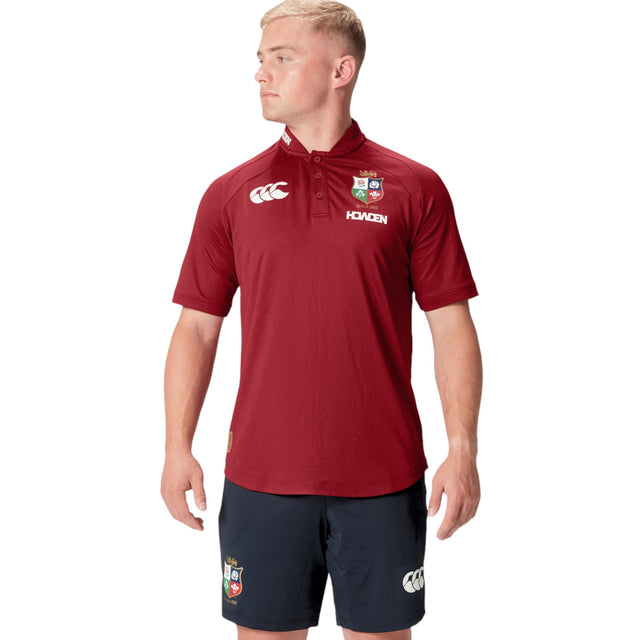 Canterbury British & Irish Lions Rugby 2024/25 Mens Short Sleeved Polo Shirt