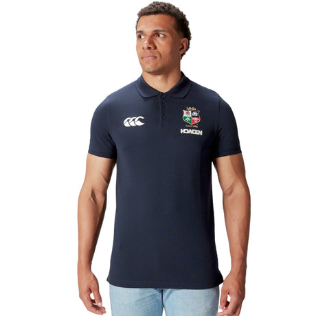 Canterbury British & Irish Lions Rugby 2024/25 Mens Short Sleeved Pique Polo Shirt