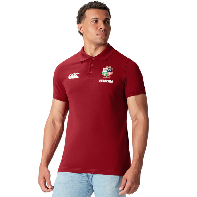 Canterbury British & Irish Lions Rugby 2024/25 Mens Short Sleeved Pique Polo Shirt