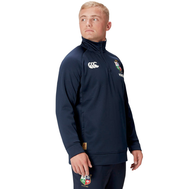 Canterbury British & Irish Lions Rugby 2024/25 Mens Half-Zip Fleece Top